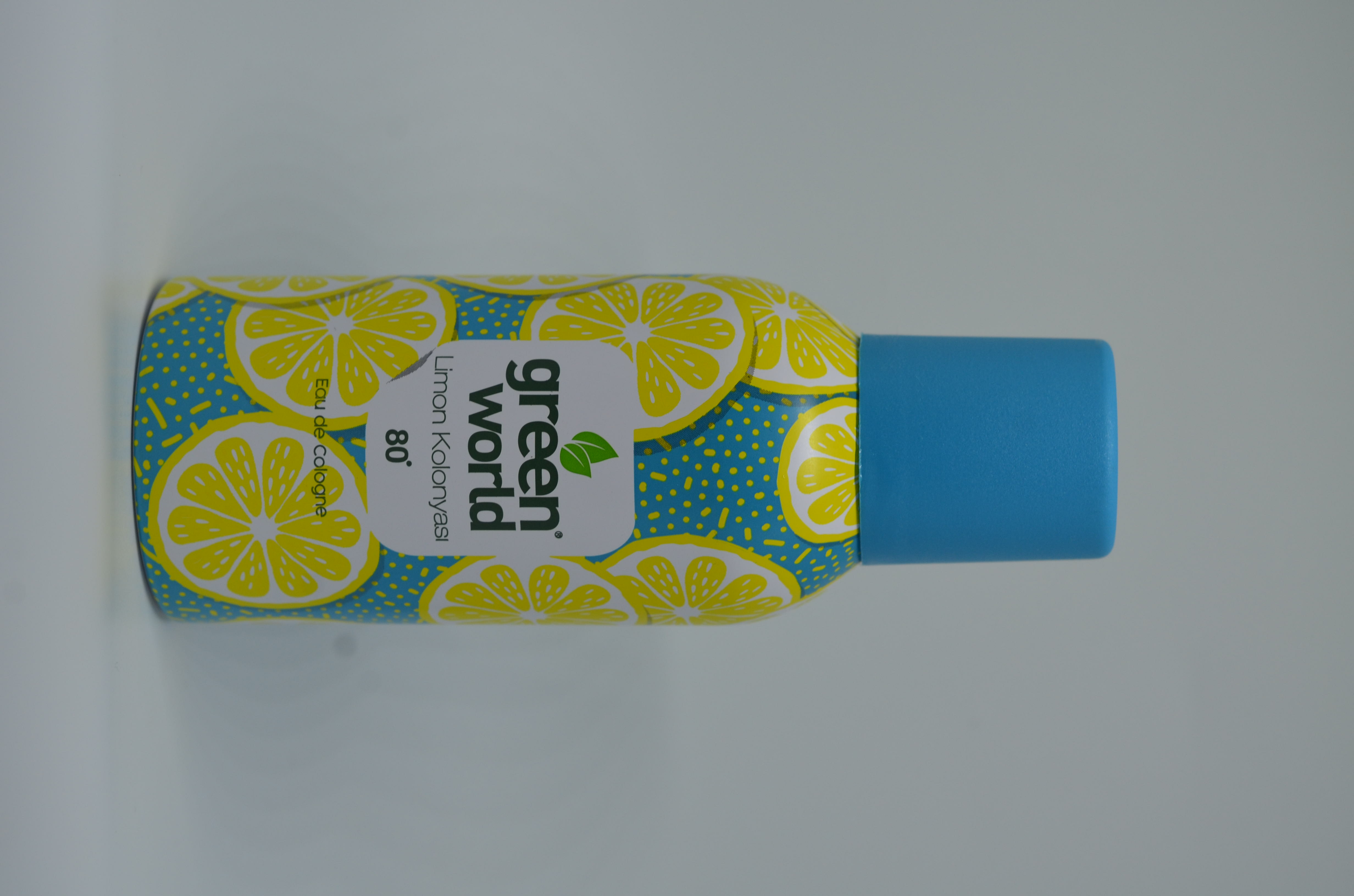 AUE Depon Greenworld Aeresol Kolonya Limon